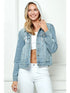 HANNAH HOODED DENIM JACKET